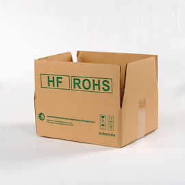 Le scatole di immagazzinamento nel cartone del cartone ondulato hanno personalizzato il logo 10kg portante