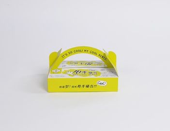 Contenitori di alimento veloci asportabili del cartone opachi/rifinitura UV con la maniglia