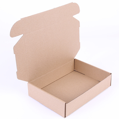 350g Kraft ha ondulato il contenitore di regalo trasparente delle scatole di carta