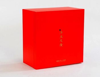 Contenitore di regalo rigido di lusso del cassetto del cartone dello scorrevole nero e rosso con l'inserzione della schiuma