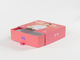 Scatole di carta rosa del cassetto con intero a un solo strato stampato della cinghia di seta